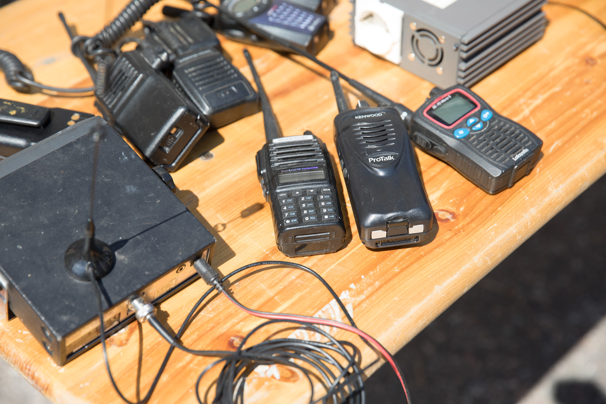 Different kinds of communications equipment