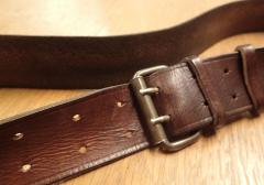 Särmä Leather Belt, Veggie Tanned, 50 mm / 2". 1915 or 2015? This belt gets a magnificent patina in use!