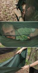 DD Hammocks Frontline Hammock, DD Multicam. The details are identical to the solid green coloured model in the photo.