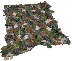 Snigel Ghillie Cloak 14. Functions as a small camouflage net when laid out flat.