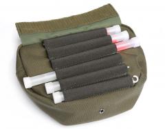 Särmä TST Hanger Utility Pouch. Drain grommet in the bottom. Six elastic loops for chemlights. Chemlights are sold separately.