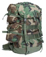 US CFP-90 rucksack with day pack, Woodland, surplus. 