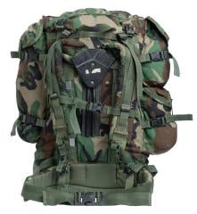 US CFP-90 rucksack with day pack, Woodland, surplus. 