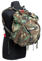 US CFP-90 rucksack with day pack, Woodland, surplus. Day pack