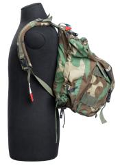 US CFP-90 rucksack with day pack, Woodland, surplus. Day pack