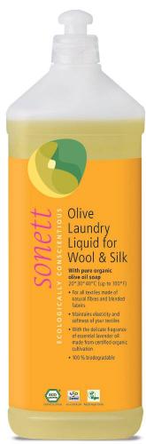 Sonett olive laundry liquid for wool and silk 1 l