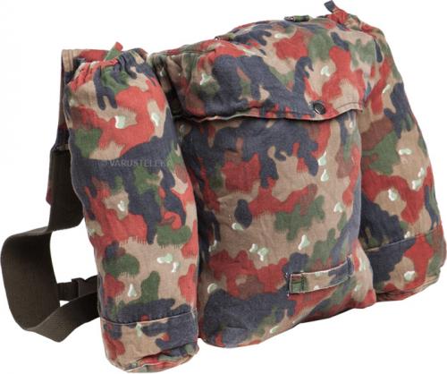 Swiss combat pack, Alpenflage, with BW suspenders, surplus