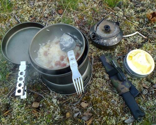 Trangia 25-1UL Camping Stove. The Trangia in action, the pictured model is the 27-1HA.