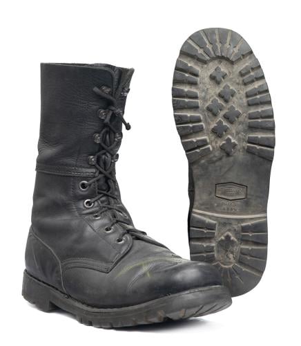 Austrian Combat Boots, Full Leather, Lightweight Model, Surplus