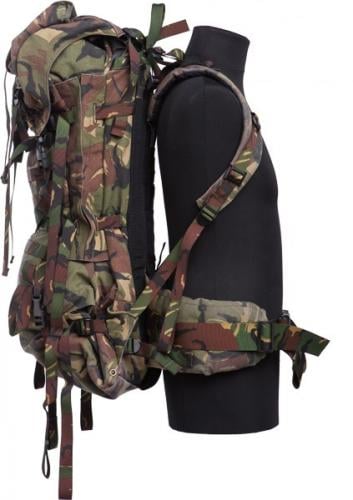 Dutch "Lowe Alpine Saracen" Rucksack, DPM, surplus. The ruck can be completely flattened too.