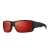 Magpul Ascent Ballistic Sunglasses, Polarized, Black Frame, Gray / Red Mirror