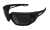 Mechanix Tactical Type-X Ballistic Glasses, Black Frame, Smoke Lens