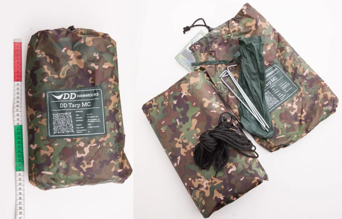 DD Hammocks 3x3 Tarp, DD Multicam - Varusteleka.com