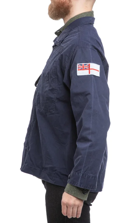 British Royal Navy Light Combat Jacket, Dark Blue, Surplus