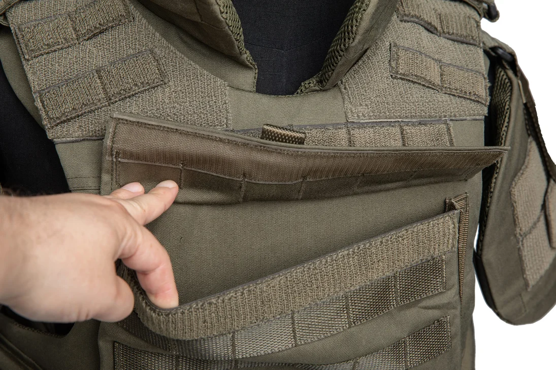 Sioen M2010 Tactical Vest, NIJ IIIA, Olive Green