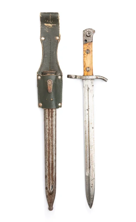 M.28 S.ky Bayonet with Sheath and Frog, Fair Condition