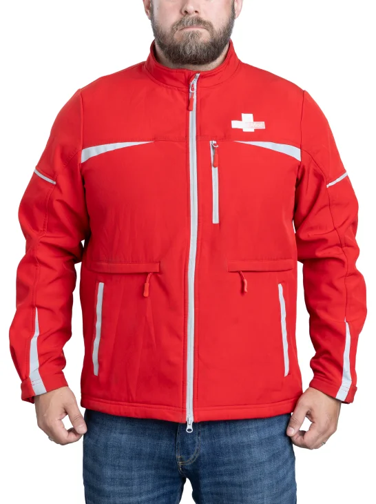 Model height 178 cm, chest circumference 120 cm, waist circumference 100 cm. Wearing size Large.