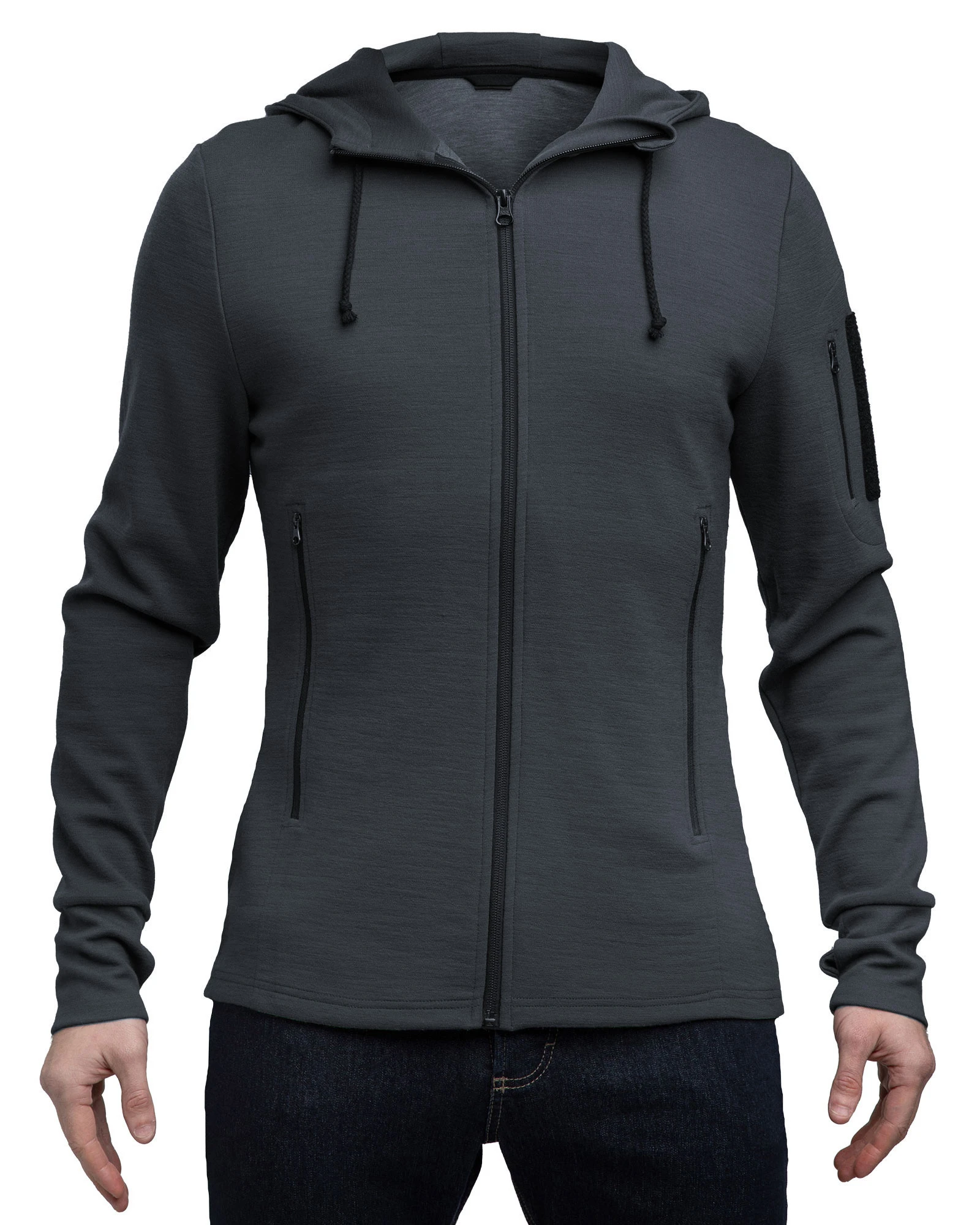 THEREDTHREAD / ザレッドスレッド】S w zip hoodie long