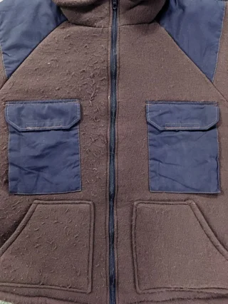 "Before/After". You can clean up the appearance with a wool comb.