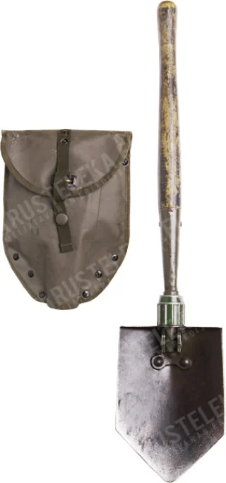 Austrian entrenching tool with pouch, surplus