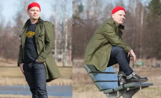 Jos haetaan hipsteriliookkia, kannattaa myös satsata punaiseen pipoon!