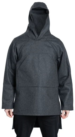 Blanket Shirt, Größe S/M, Modell 182 cm/6'0" groß, Brustumfang 95 cm/37".