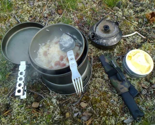 Der Trangia im Einsatz, das abgebildete Modell ist der 27-1HA.