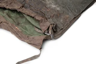 The condition varies from this kind of a zombie body bag to fairly decent ones.