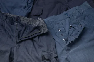 Some have zipper fly, some have buttons