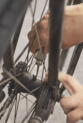 Damit können Sie auch gute alte Fahrräder ölen.