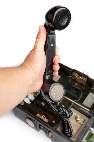 The handset was designed in the good old days. They just don't make things like this anymore!