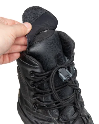 Hide them speed laces inside the flap.