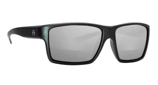 Black Frame, Gray Lens/Silver Mirror