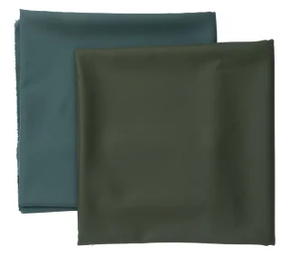 Green. The shade of green can vary.