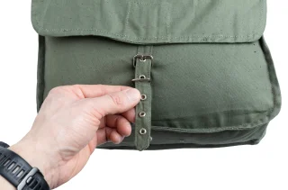 These have a canvas strap instead of the leather one.