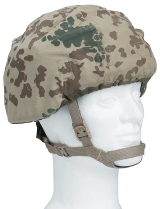 Size 55-57 helmet cover on a Medium-sized ACH-type helmet.