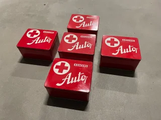 All the boxes seem to be in similar, good shape.