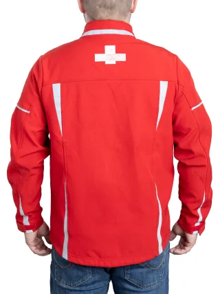 Modellgröße: 178 cm, Brustumfang: 120 cm, Taillenumfang 100 cm. Konfektionsgröße ist Large.