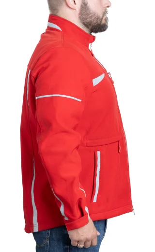 Modellgröße: 178 cm, Brustumfang: 120 cm, Taillenumfang 100 cm. Konfektionsgröße ist Large.
