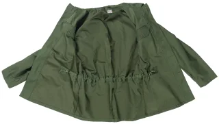 Inside you'll find two buttoned pockets and waist adjustment.