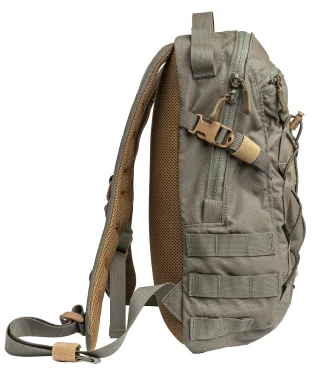 Both sides of the pack have PALS webbing for additional gear.