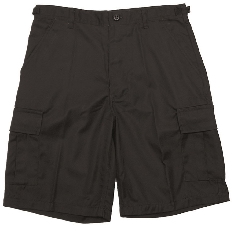 Mil-Tec BDU shorts, polycotton, black Mil-Tec BDU shorts, polycotton, black