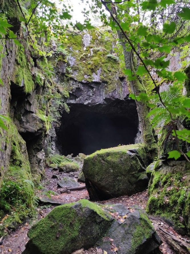 Caves from the WWI era in Helsinki.