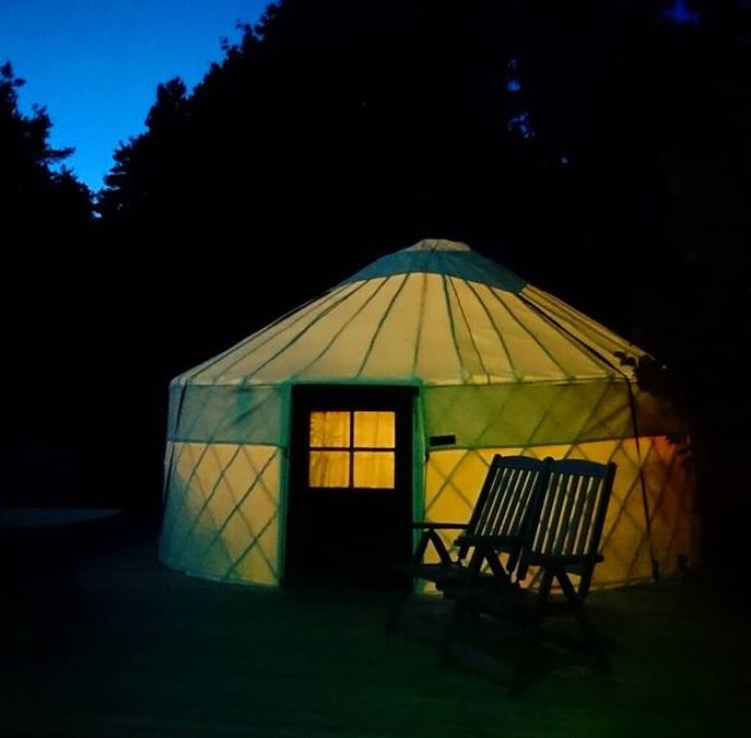 The yurt!!