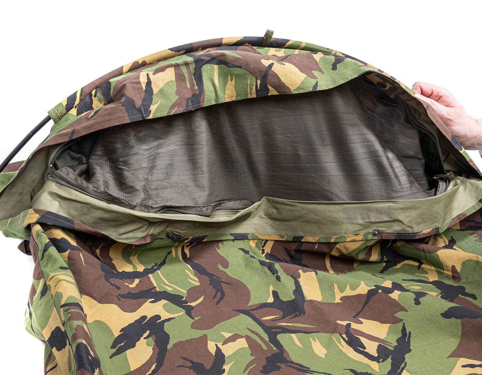 Dutch GoreTex Bivy Bag with Pole, DPM, surplus Varusteleka