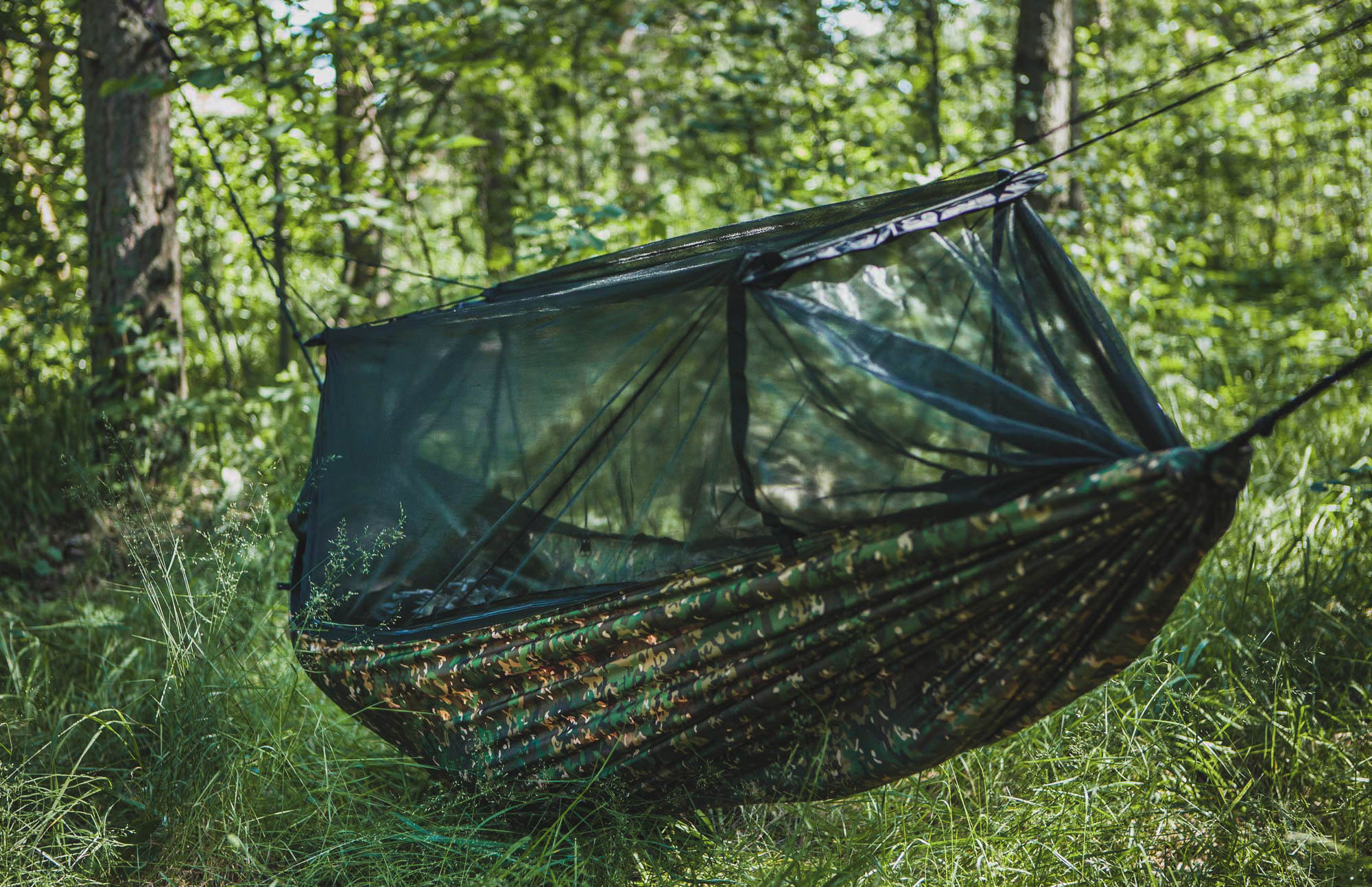 Hammock with a mosquito net