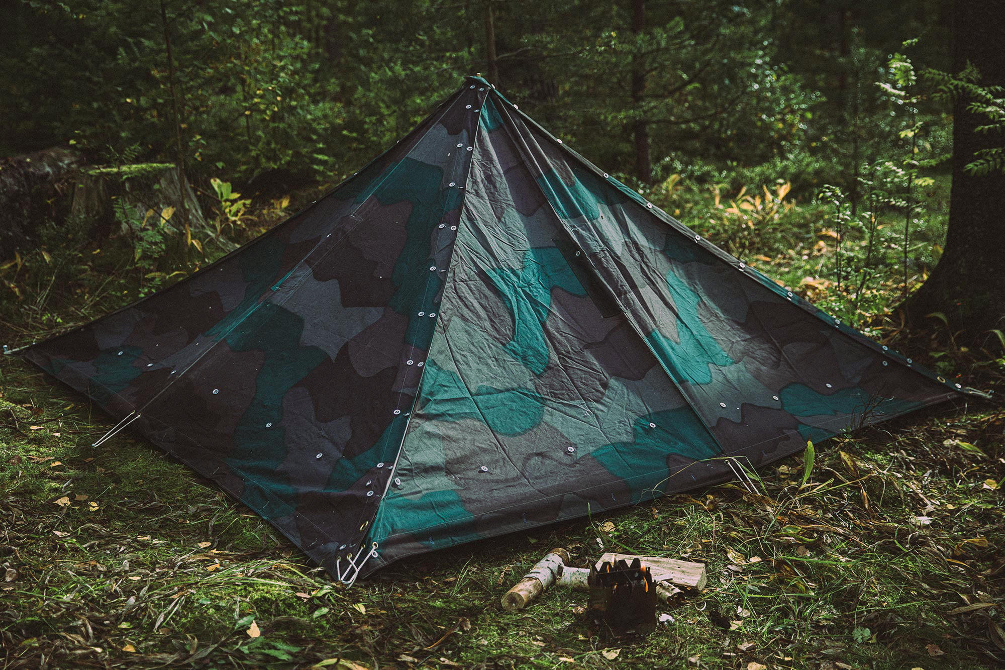 Tent in the tick country