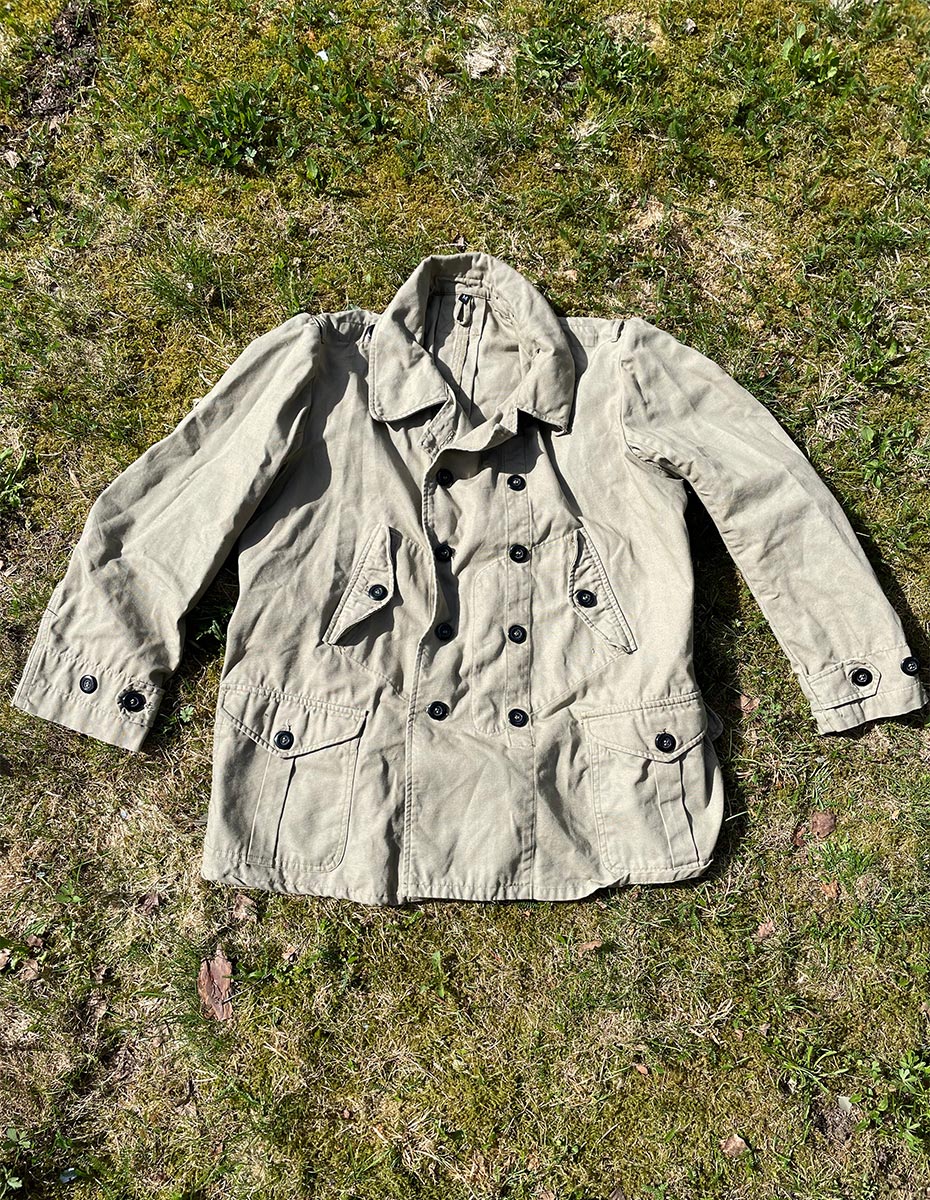 Pictured is the soon-to-be rainproof reproduction Gebirgsjäger Windjacke.