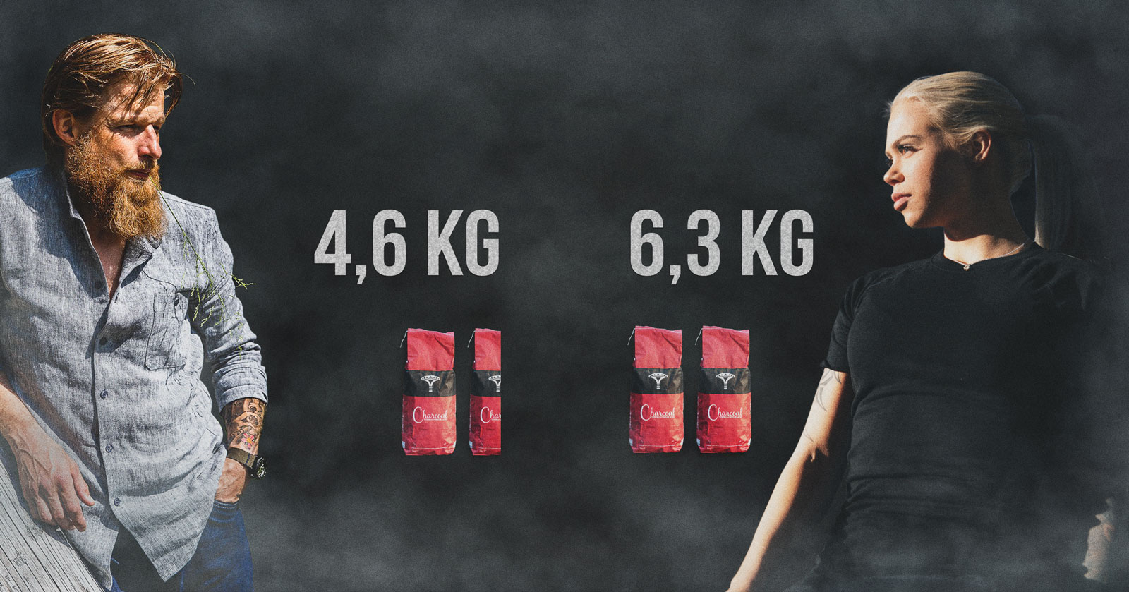 Särmä pellavapaidan syntipäästöt ovat 4,6 kiloa ja Särmä t-paidan 6,3 kg.