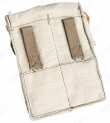 Soviet AKM magazine pouch, tan, surplus.